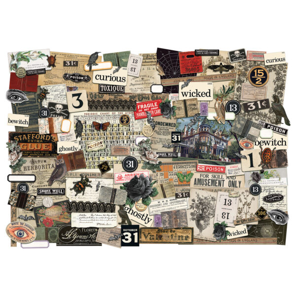 Tim Holtz® Idea-ology™ Paperie - Halloween Ephemera Pack 2023 - Image 2