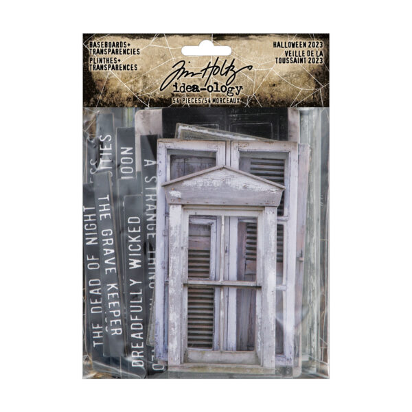 Tim Holtz® Idea-ology™ Paperie - Baseboards + Transparencies, Halloween 2023