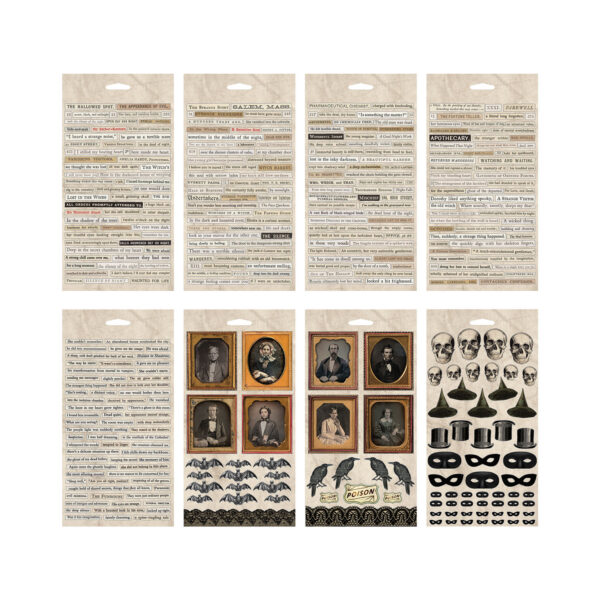 Tim Holtz® Idea-ology™ Paperie - Sticker Book, Halloween 2023 - Image 2