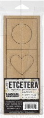 Tim Holtz® Stampers Anonymous Etcetera Thickboards -- Tiles, Large with Cutouts THETC-018