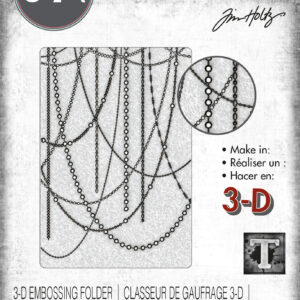 Tim Holtz® Alterations | Multi-Level Texture Fades™ Embossing Folder - Sparkle