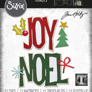 Tim Holtz® Alterations | Sizzix Thinlits™ Die Set 11PK - Big Tidings