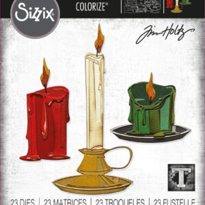 Tim Holtz® Alterations | Sizzix Thinlits™ Die Set 23PK - Candleshop, Colorize