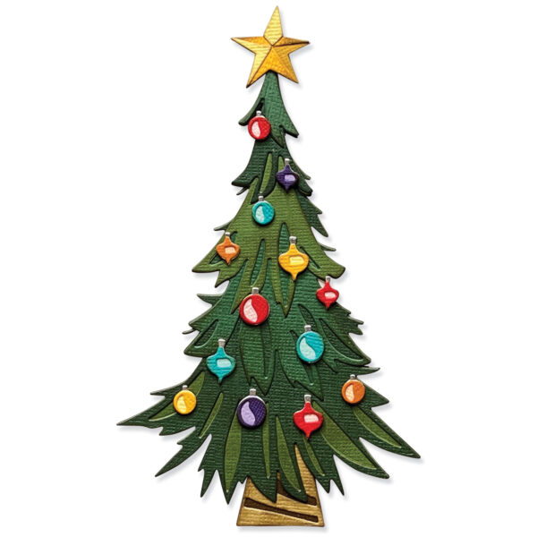 Tim Holtz® Alterations | Sizzix Thinlits™ Die Set 14PK - Trim a Tree, Colorize - Image 2