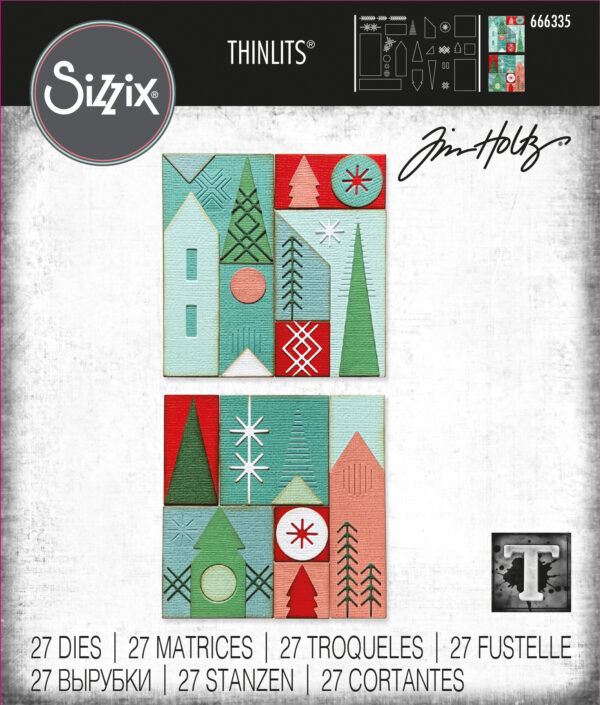 Tim Holtz® Alterations | Multi-Level Texture Fades™ Embossing Folder - Holiday Knit - Image 8