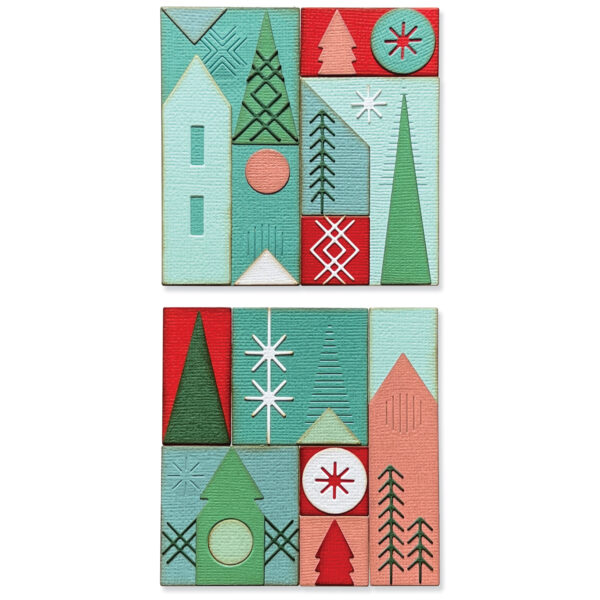 Tim Holtz® Alterations | Multi-Level Texture Fades™ Embossing Folder - Holiday Knit - Image 9