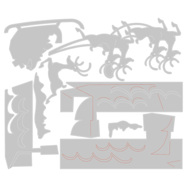 Tim Holtz® Alterations | Multi-Level Texture Fades™ Embossing Folder - Holiday Knit - Image 16
