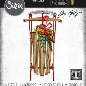 Tim Holtz® Alterations | Sizzix Thinlits™ Die Set 12PK - Vintage Sled