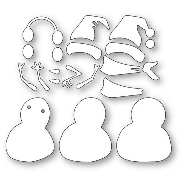 Memory Box Die - Layered Friendly Snowman 94746 - Image 2