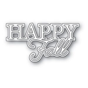 Memory Box Die - Happy Fall Posh Script 94747