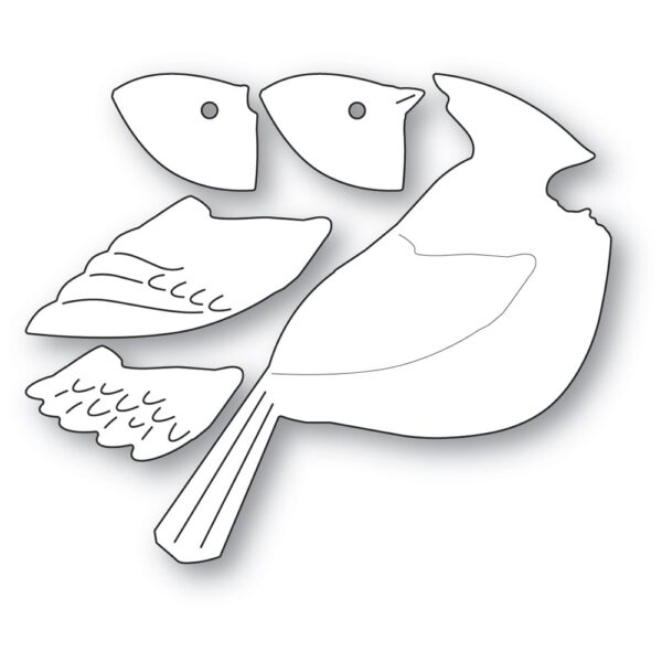 Memory Box Die - Layered Cardinal 94754 - Image 2