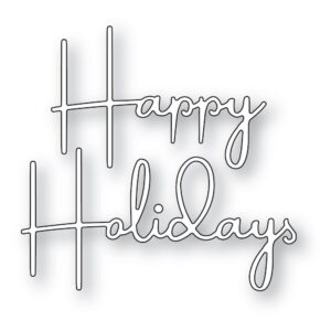 Memory Box Die - Happy Holidays Streamlined Script 94758