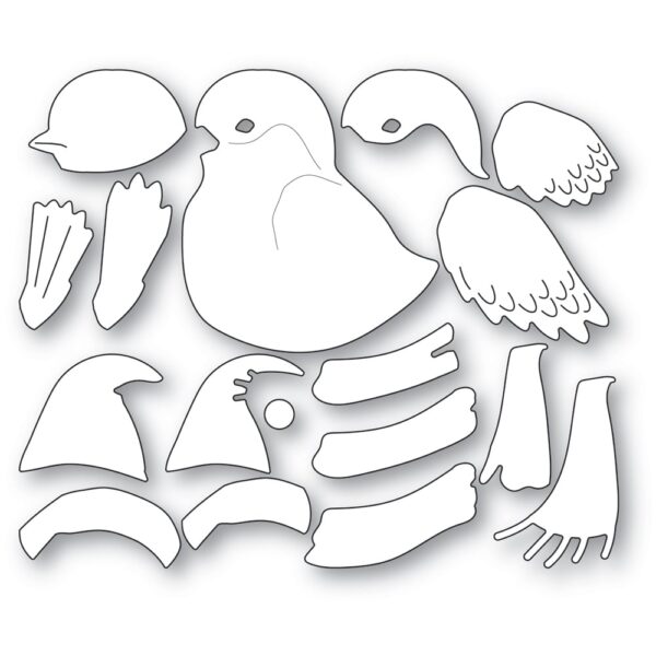 Memory Box Die - Bundled Bird 94760 - Image 2