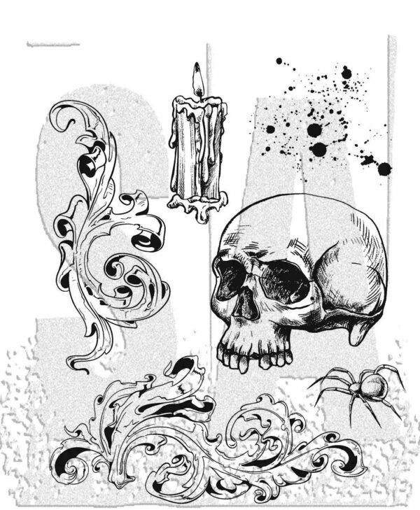Tim Holtz® Stampers Anonymous Cling Mount Sets -- Foreboding CMS470