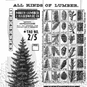 Tim Holtz® Stampers Anonymous Cling Mount Sets -- Winter Woodlands CMS476