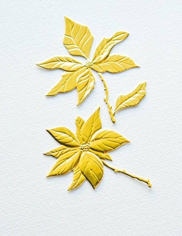 Memory Box Perfect Poinsettias 3D Embossing Folder and Dies EF1037 - Image 2