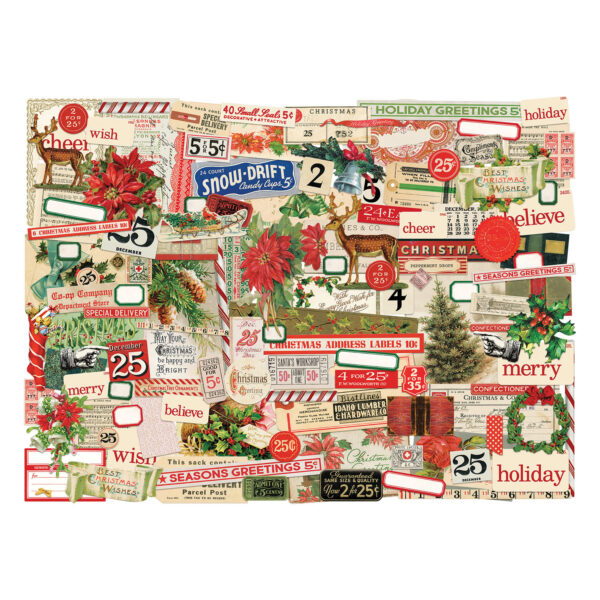 Tim Holtz® Idea-ology™ Paperie - Ephemera Pack Christmas 2023 - Image 2