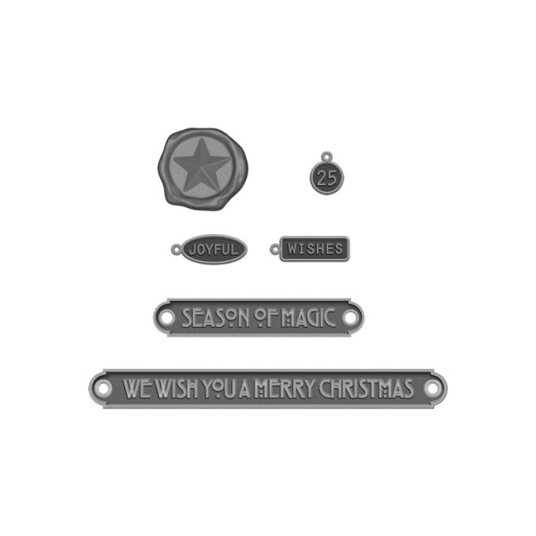 Tim Holtz® Idea-ology™ Findings - Word Plaques + Tags Christmas - Image 2