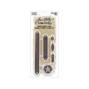 Tim Holtz® Idea-ology™ Findings - Word Plaques + Tags Christmas