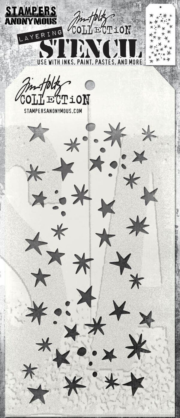 Tim Holtz® Stampers Anonymous Layering Stencils -- Spellbound THS170