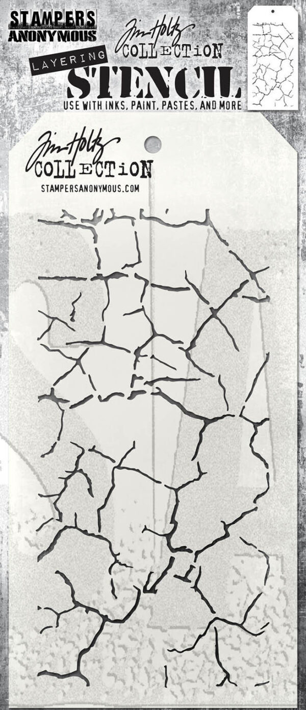 Tim Holtz® Stampers Anonymous Layering Stencils -- Fractured THS171