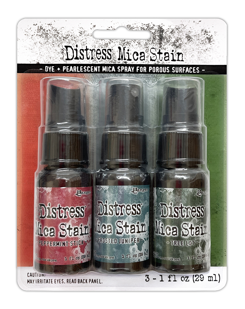 Tim Holtz Distress® Holiday Mica Stain Set #1 (2021 Colors)