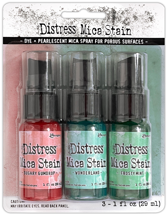 Tim Holtz Distress® Holiday Mica Stain Set #6 (2023 Colors)