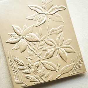 Memory Box Perfect Poinsettias 3D Embossing Folder and Dies EF1037