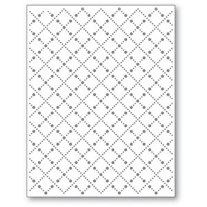 Poppystamps Craft Die - Cortina Pinpoint Plate 2569