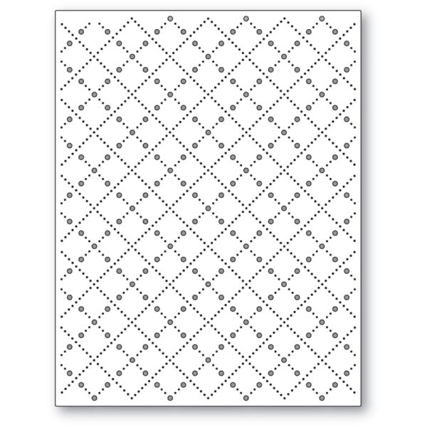 Poppystamps Craft Die - Cortina Pinpoint Plate 2569
