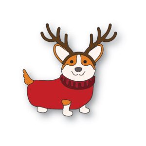 Poppystamps Craft Die - Holiday Corgi 2572