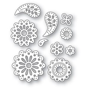 Poppystamps Craft Die - Nordic Flourishes 2580