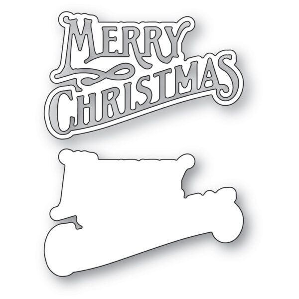 Poppystamps Craft Die - Lavish Merry Christmas 2590 - Image 2