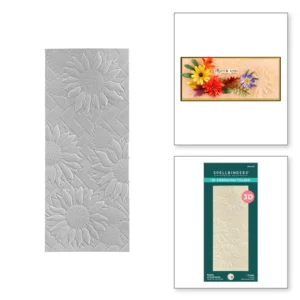 Basket of Sunflowers 3D Embossing Folder E3D-043