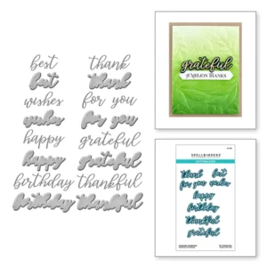 Serenade Sentiments Etched Dies S4-1312