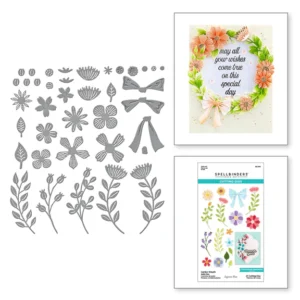 Garden Wreath Add-Ons Etched Dies S5-598