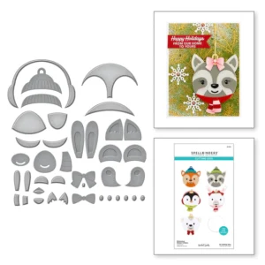 Whimsical Winter Critters Etched Dies S5-612