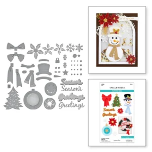 Christmas Wreath Add-Ons Etched Dies S6-219