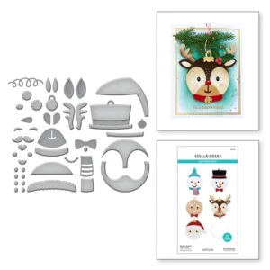 Santa’s Festive Circle Crew Etched Dies S6-223