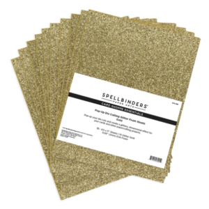 Spellbinders Pop-Up Die Cutting Glitter Foam Sheets