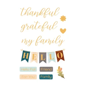 Autumn Chipboard Stickers SCS-302