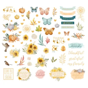 Serenade of Autumn Printed Die Cuts SCS-303