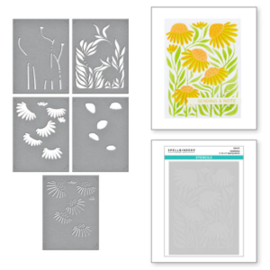 Coneflower Layered Stencil STN-077