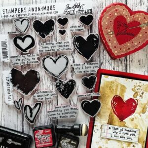 Tim Holtz® Stampers Anonymous Cling Mount Sets -- Love Notes CMS477