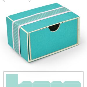 Sizzix ScoreBoards XL Die - Box, Stacking Drawer By Eileen Hull