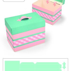 Sizzix ScoreBoards XL Die - Box, Treasure By Eileen Hull