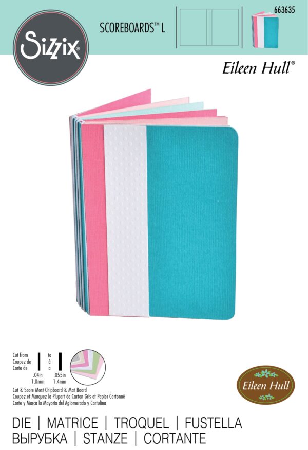 Sizzix ScoreBoards L Die - Notebook By Eileen Hull