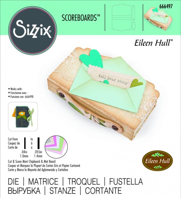 Sizzix® 3D Textured Impressions® A5 Embossing Folder – Lace by Eileen Hull®