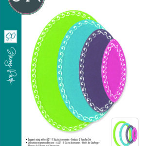 Sizzix® Framelits® Die Set 9PK - Fanciful Framelits, Clare Classic Ovals by Stacey Park