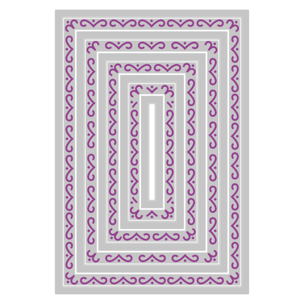 Sizzix® Framelits® Die Set 9PK - Fanciful Framelits, Renee Deco Rectangles by Stacey Park - Image 3